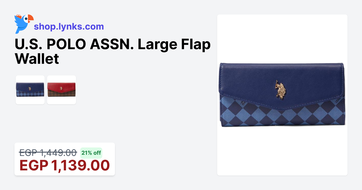 U.S. POLO ASSN. Large Flap Wallet