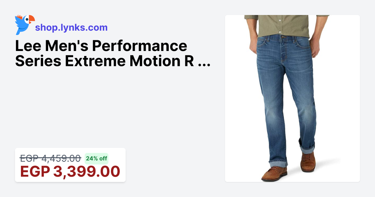 Lee Men's Performance Series Extreme Motion Regular Fit Bootcut Jean ...